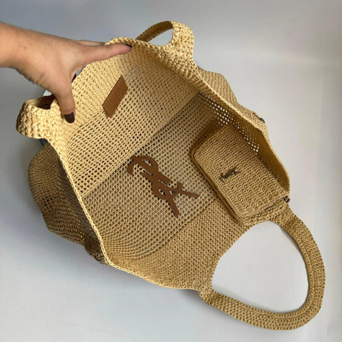BAG ICARE IN RAFFIA