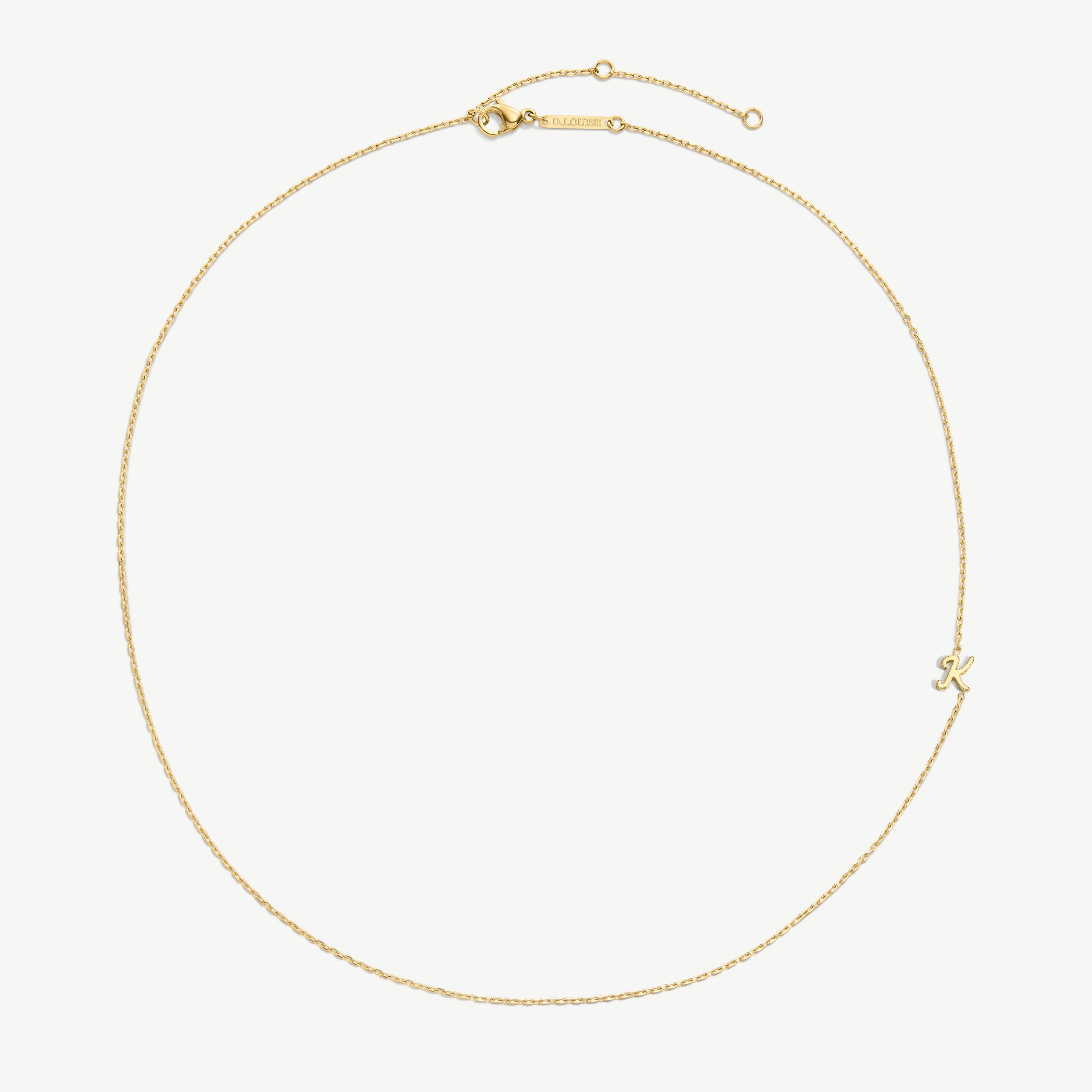 Initial Chain Necklace