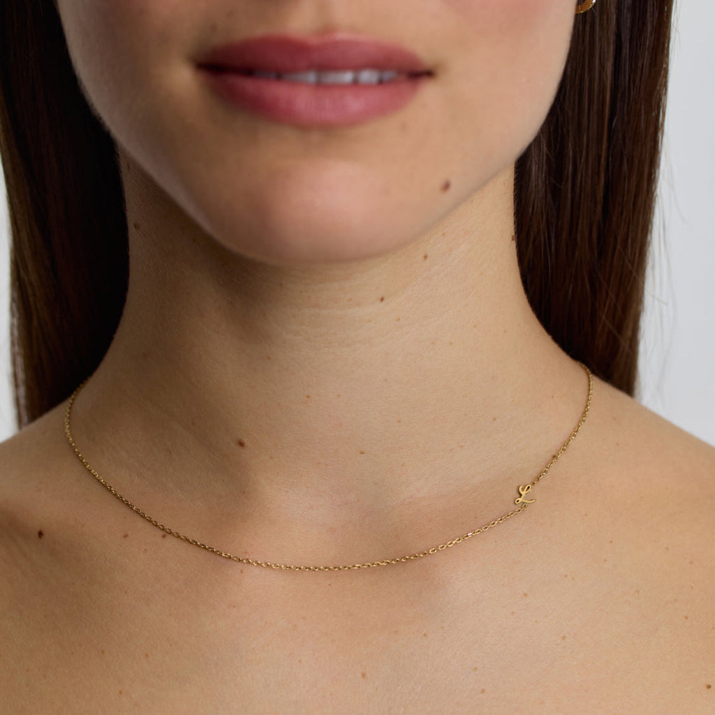 Initial Chain Necklace