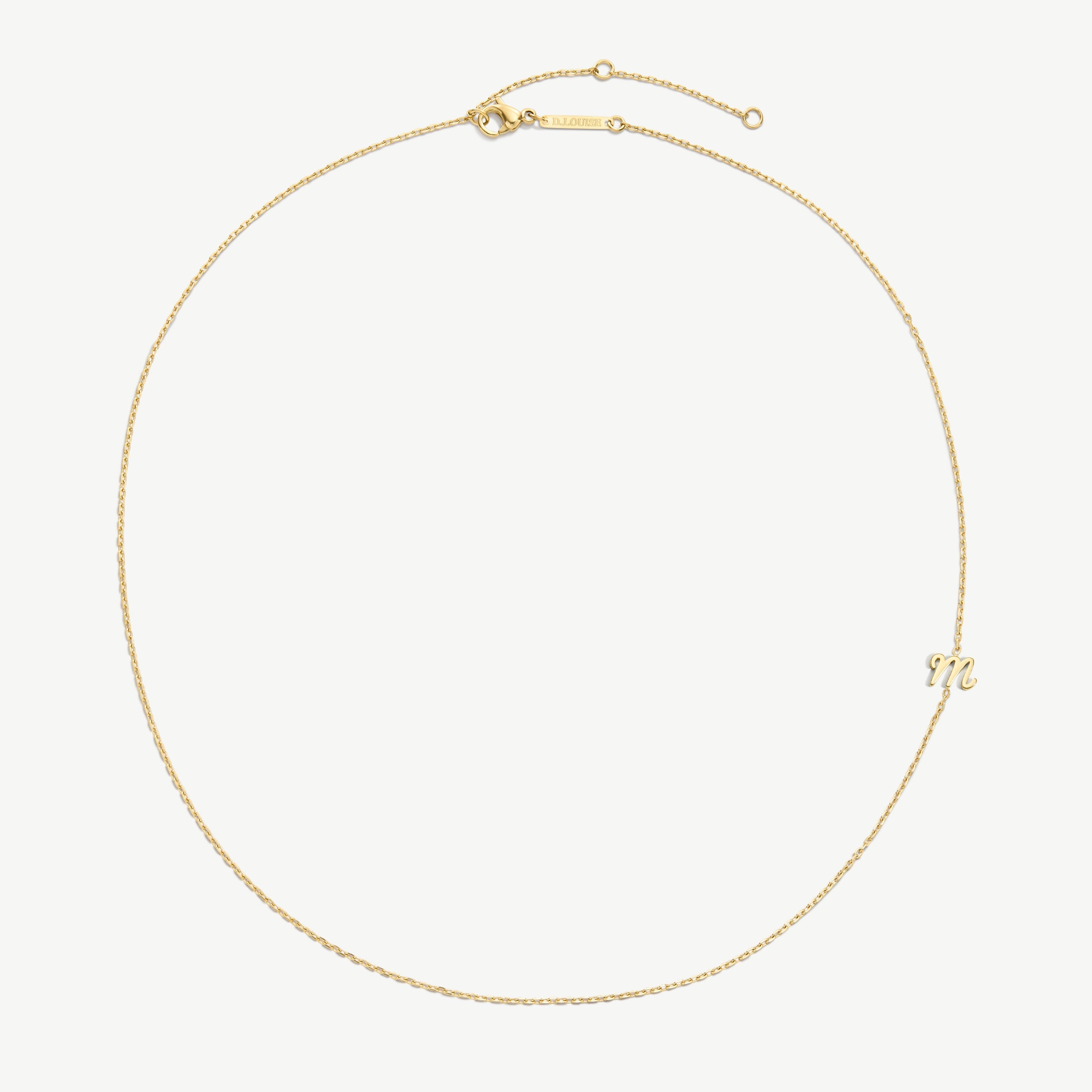 Initial Chain Necklace