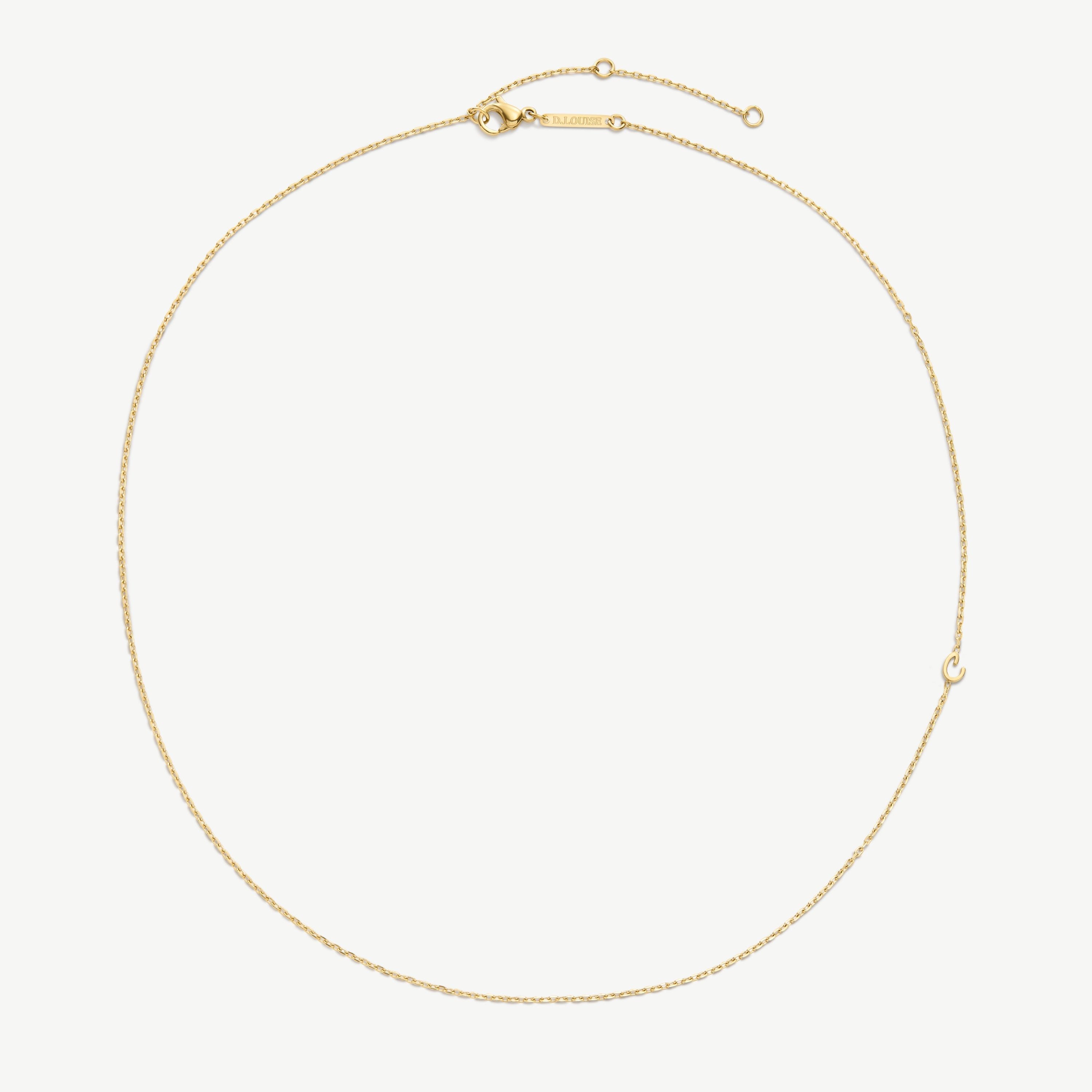 Initial Chain Necklace