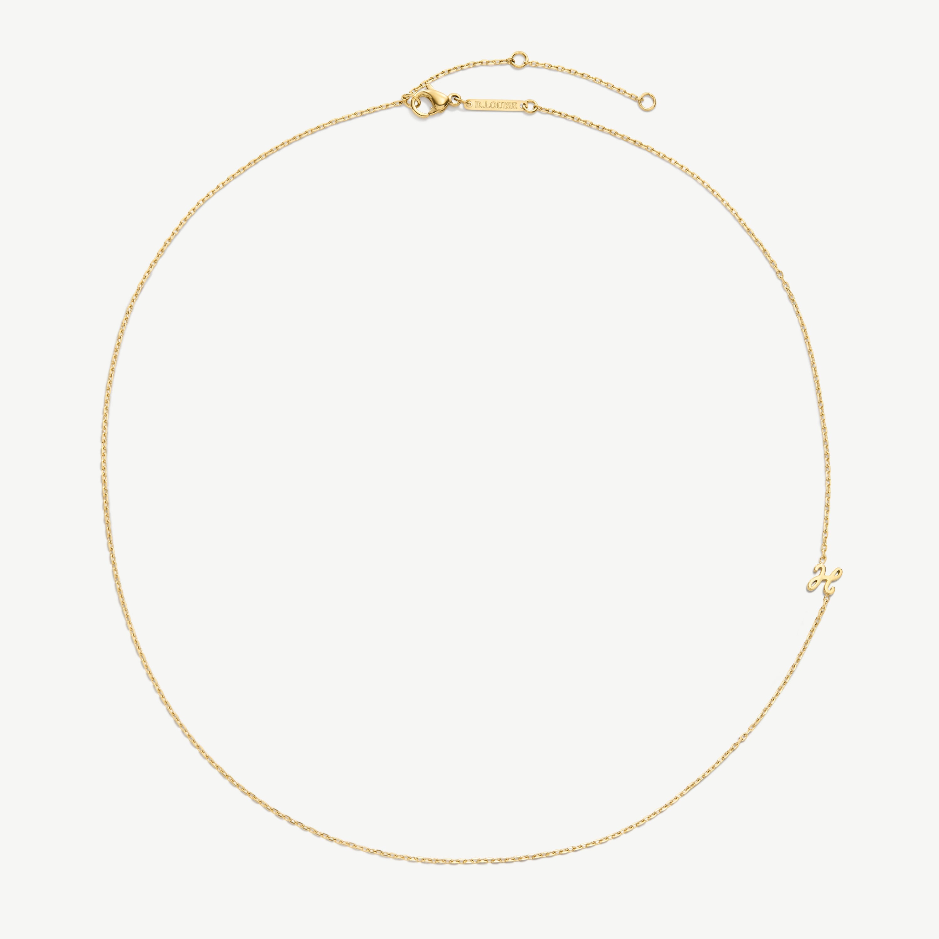 Initial Chain Necklace