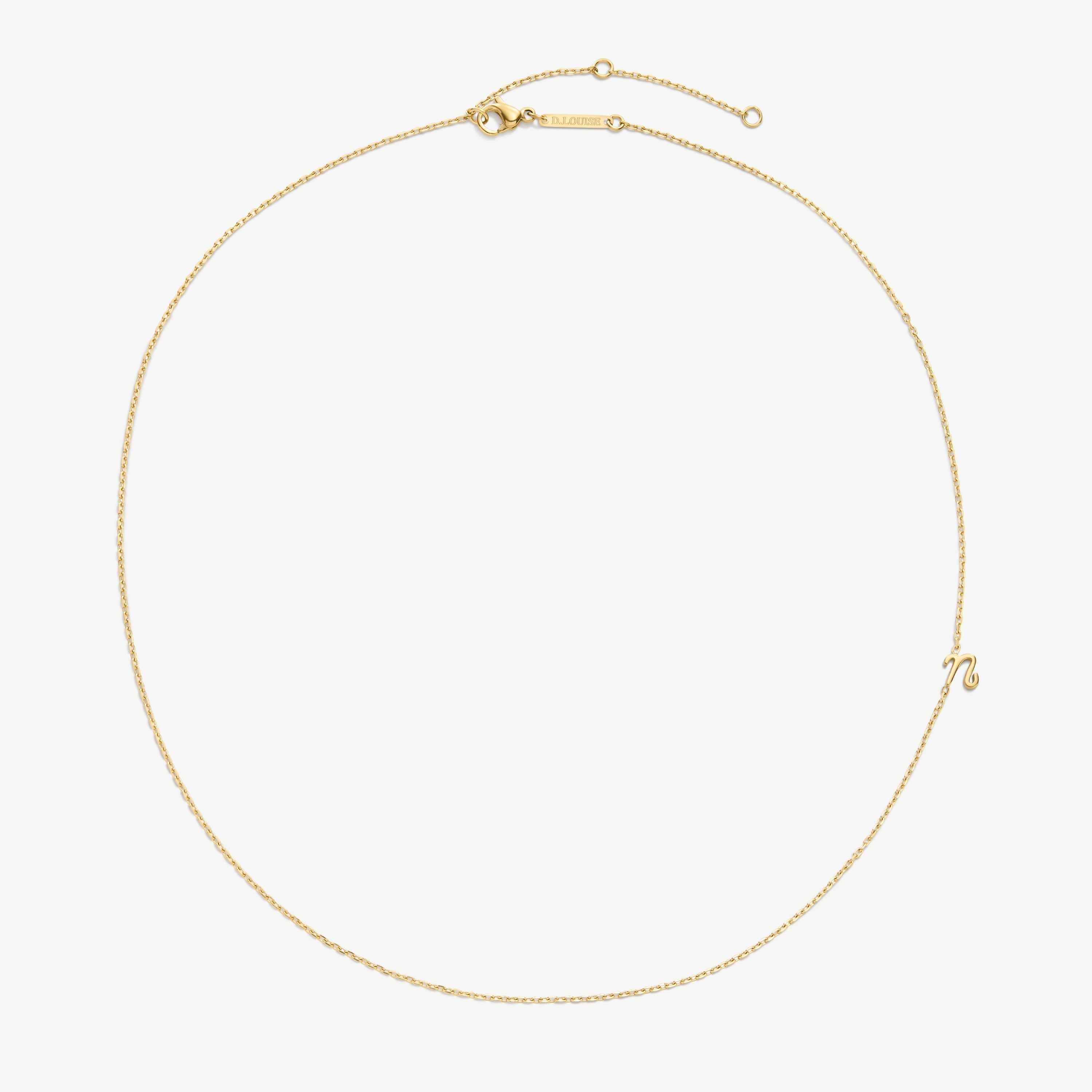 Initial Chain Necklace
