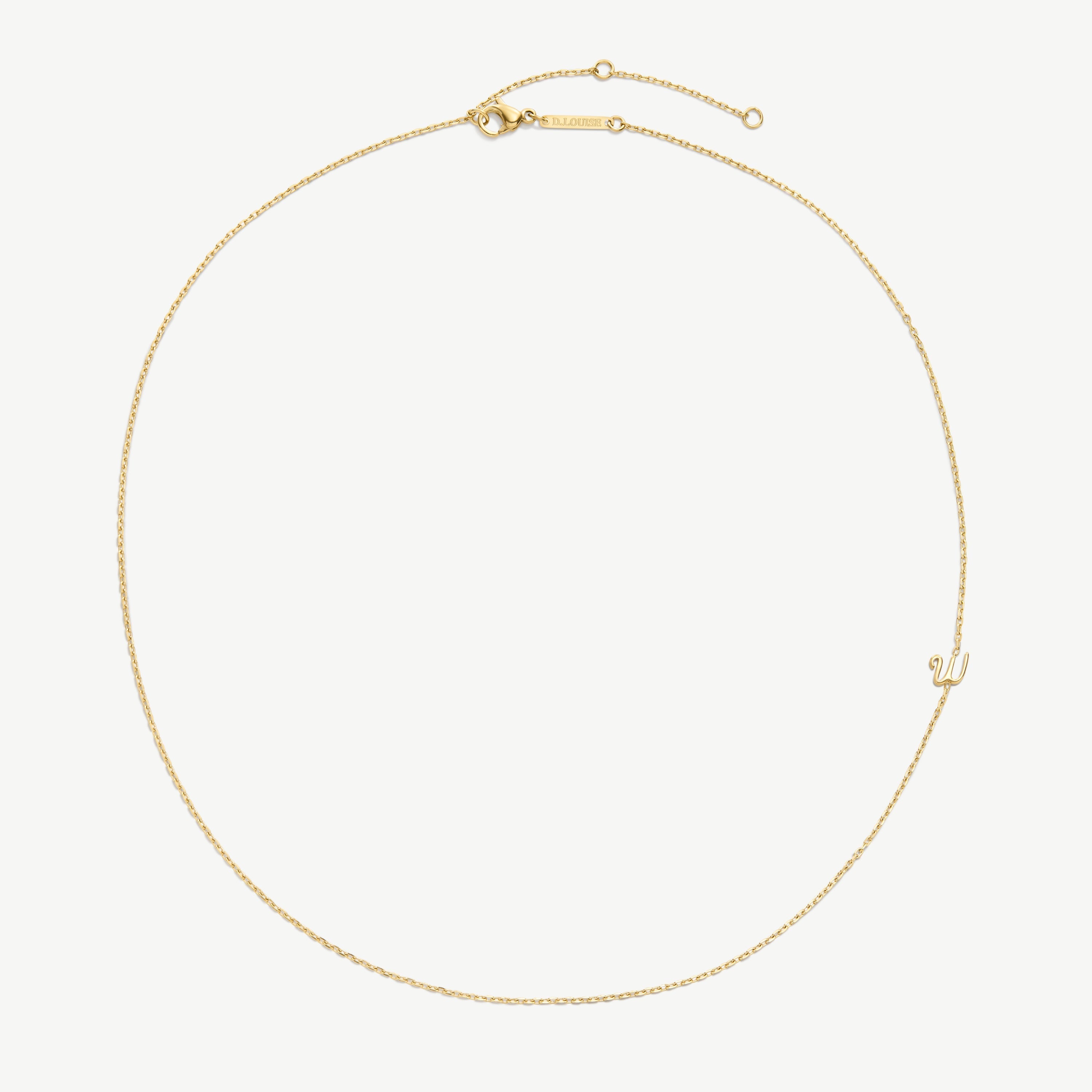 Initial Chain Necklace