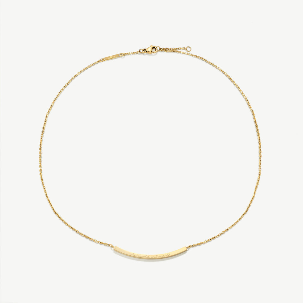 She Believed She Could So She Did Pendant